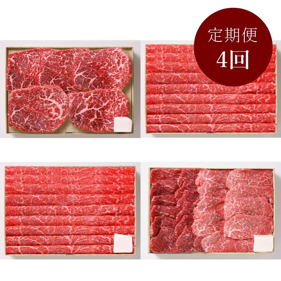 ＜お肉の専門店スギモト／竹内牧場＞松阪牛【赤身コース】4カ月定期便